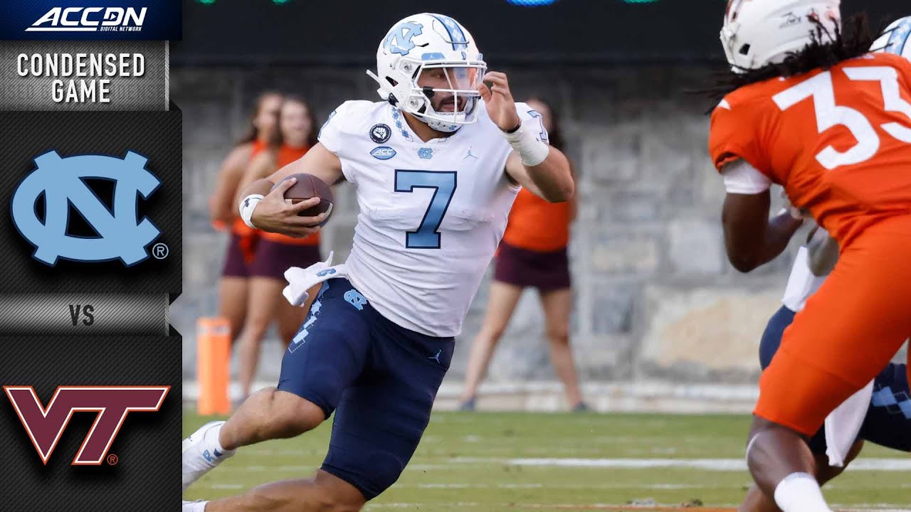 North Carolina vs. Virginia Tech Condensed Game | 2021 ACC Football