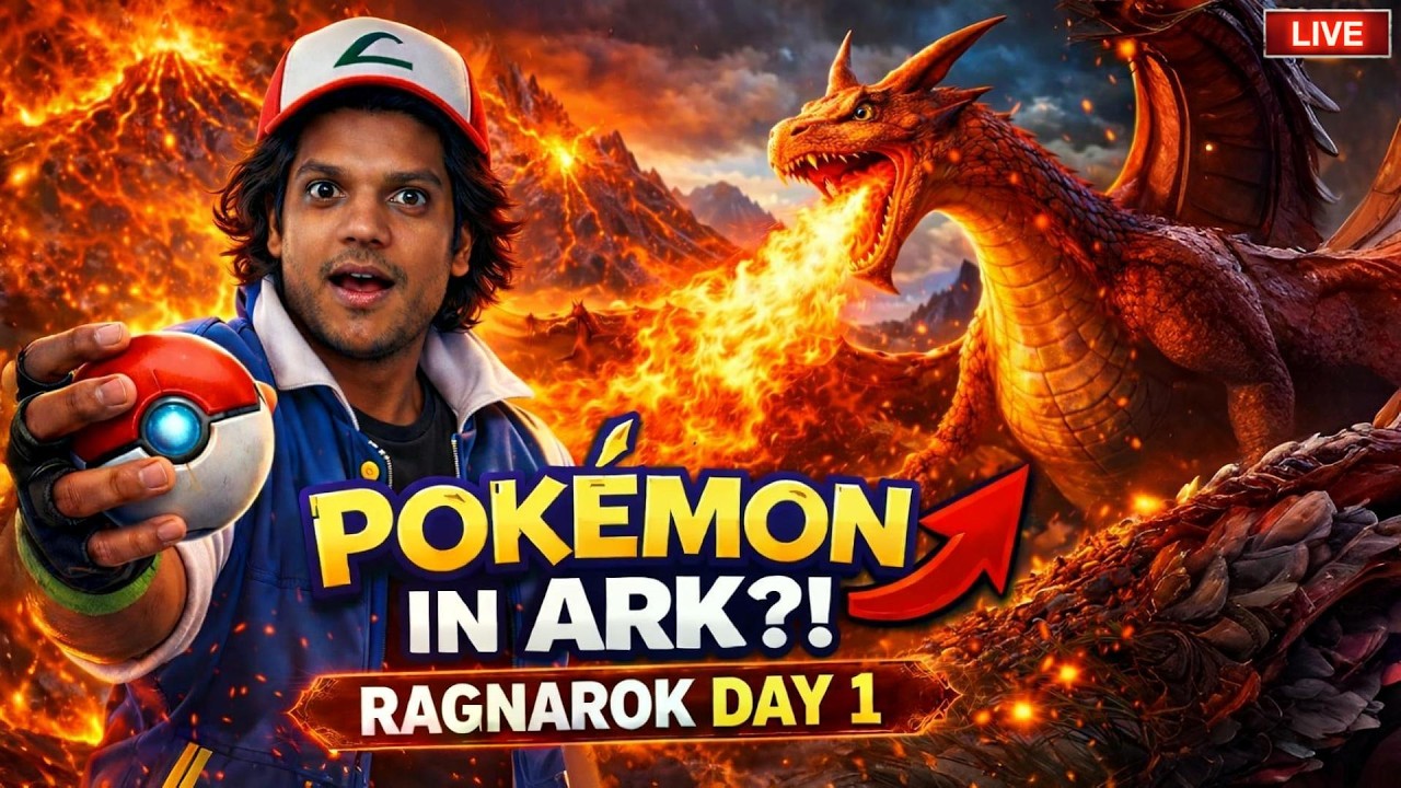 POKÉMON Crossover in ARK Survival Evolved?! Ragnarok Nightmare Begins || DAT - 1 || TAMIL COMMENTRY