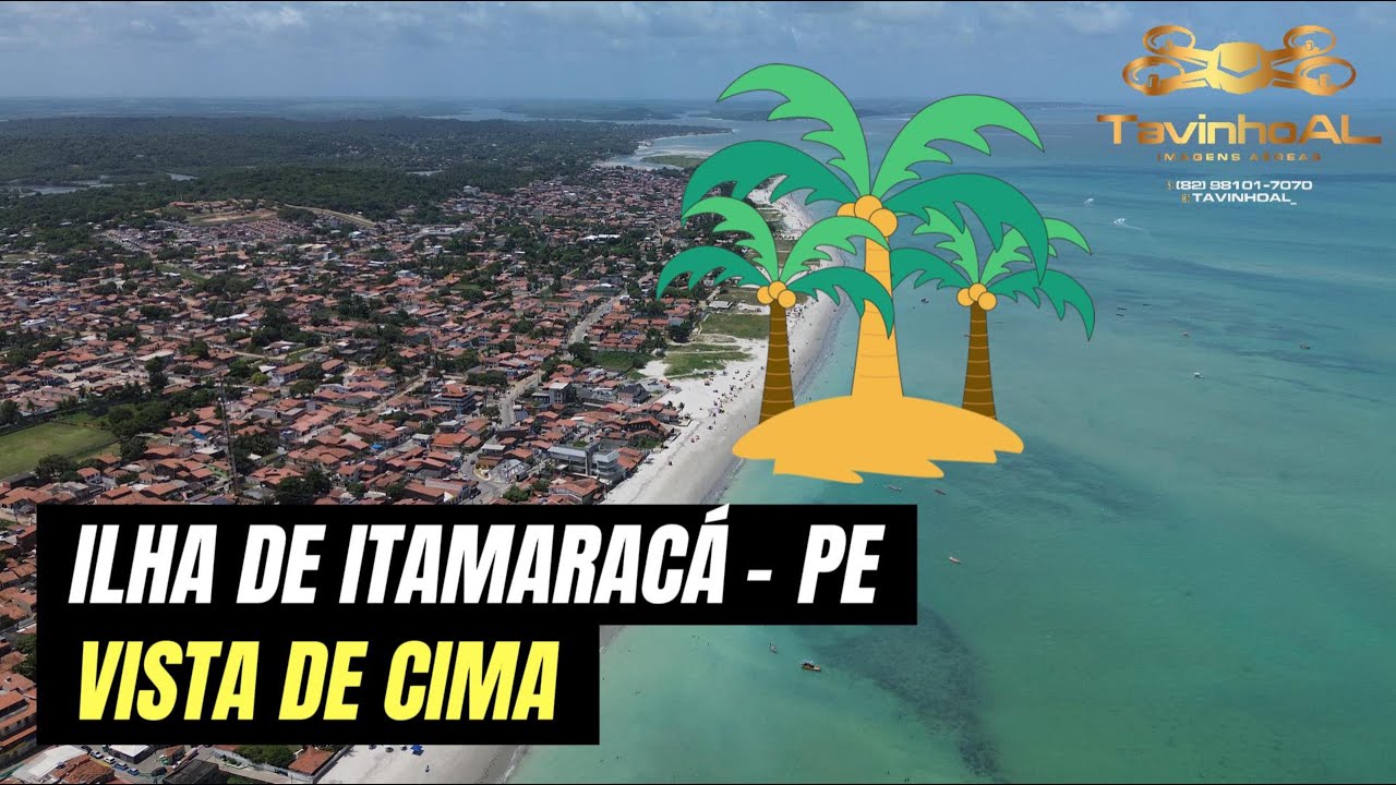 ILHA DE ITAMARACÁ - PE VISTA DO ALTO #itamaracá #pernambuco