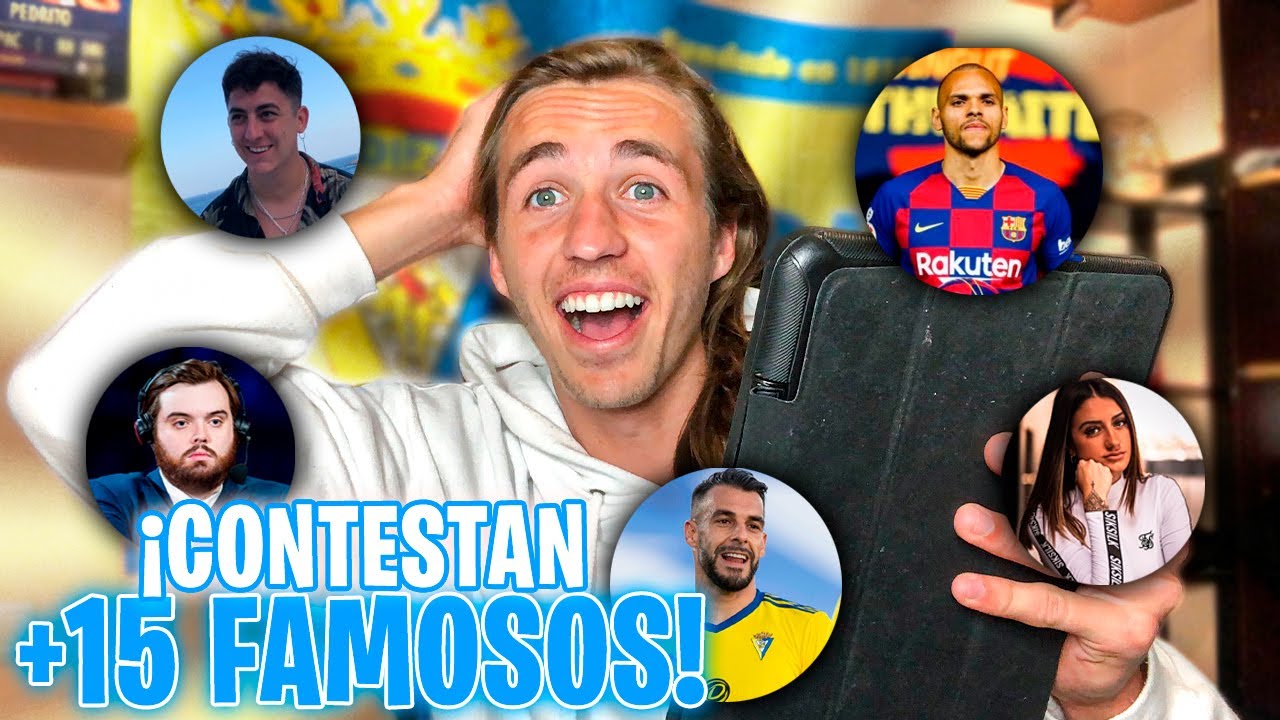 ESCRIBO A 100 FAMOSOS... Y ME CONTESTAN!! *GENTE LEGENDARIA*