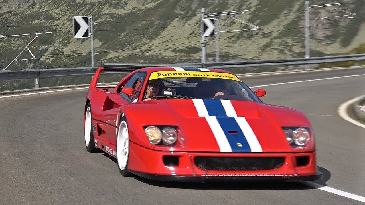 Street Legal Ferrari F40 LM - Lovely Exhaust Crackles + Sounds!
