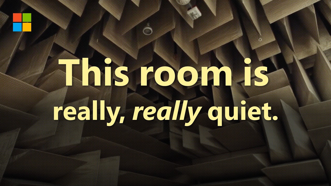 Inside one of the quietest rooms on Earth | Microsoft campus tour