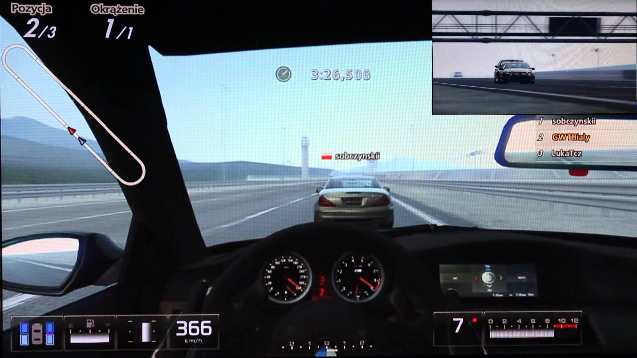 Gran Turismo 5 (PS3): G-Power M5 vs SL 55 @ 647bhp vs RUF BTR '86 @ 600bhp - Route X Oval [720p]
