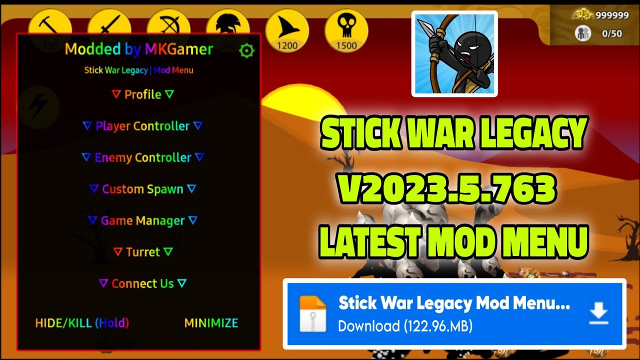 Stick War Legacy V2023.5.763 Мод Меню | Stick War Legacy Mod Apk | Stick War Legacy Mod Menu Apk
