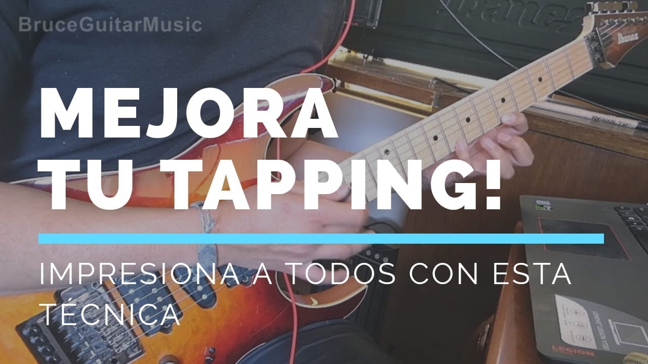 Mejora tu TAPPING con estos tres licks - Guitarra eléctrica