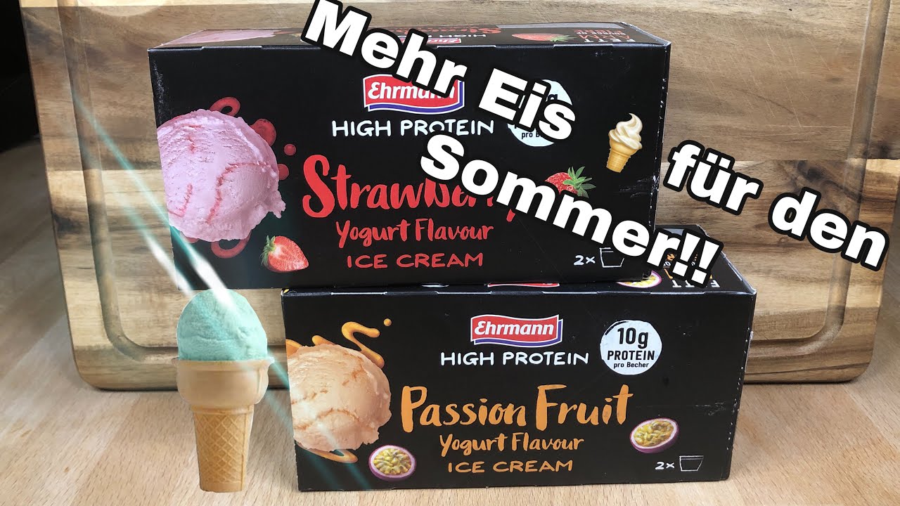 Ehrman High Protein Eis 🍦 neue Sorten im Test