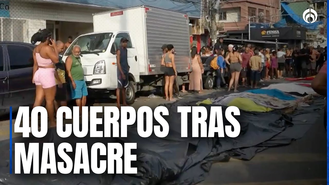 Masacre en R&iacute;o: 40 cuerpos hallados tras operaci&oacute;n policial en favelas