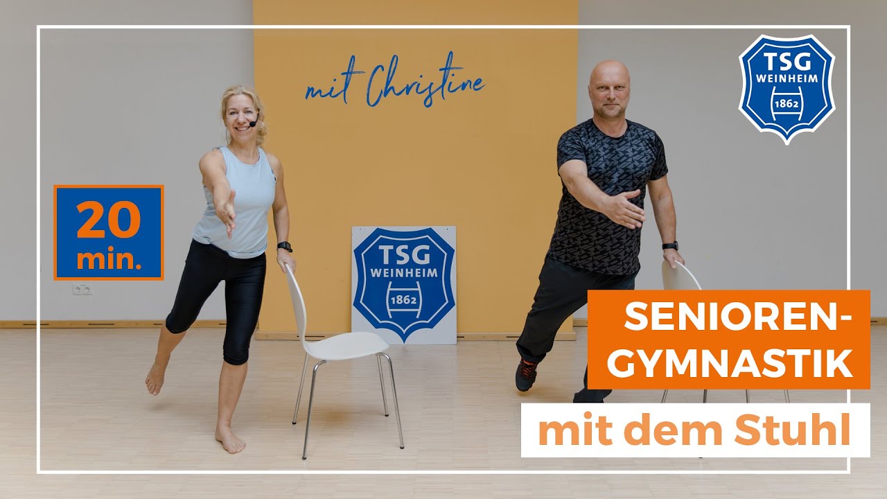 TSG Weinheim I Seniorengymnastik mit dem Stuhl I mit Christine