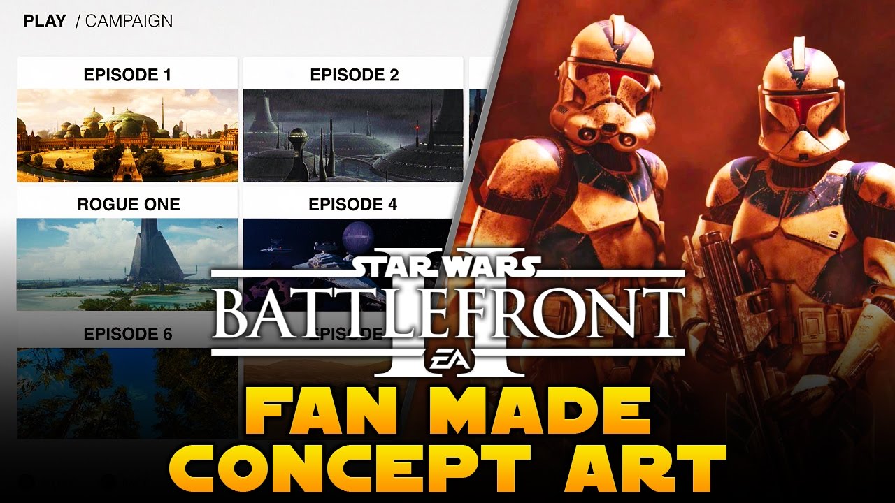 EA Star Wars Battlefront 2 Concept Art By SWBFImages