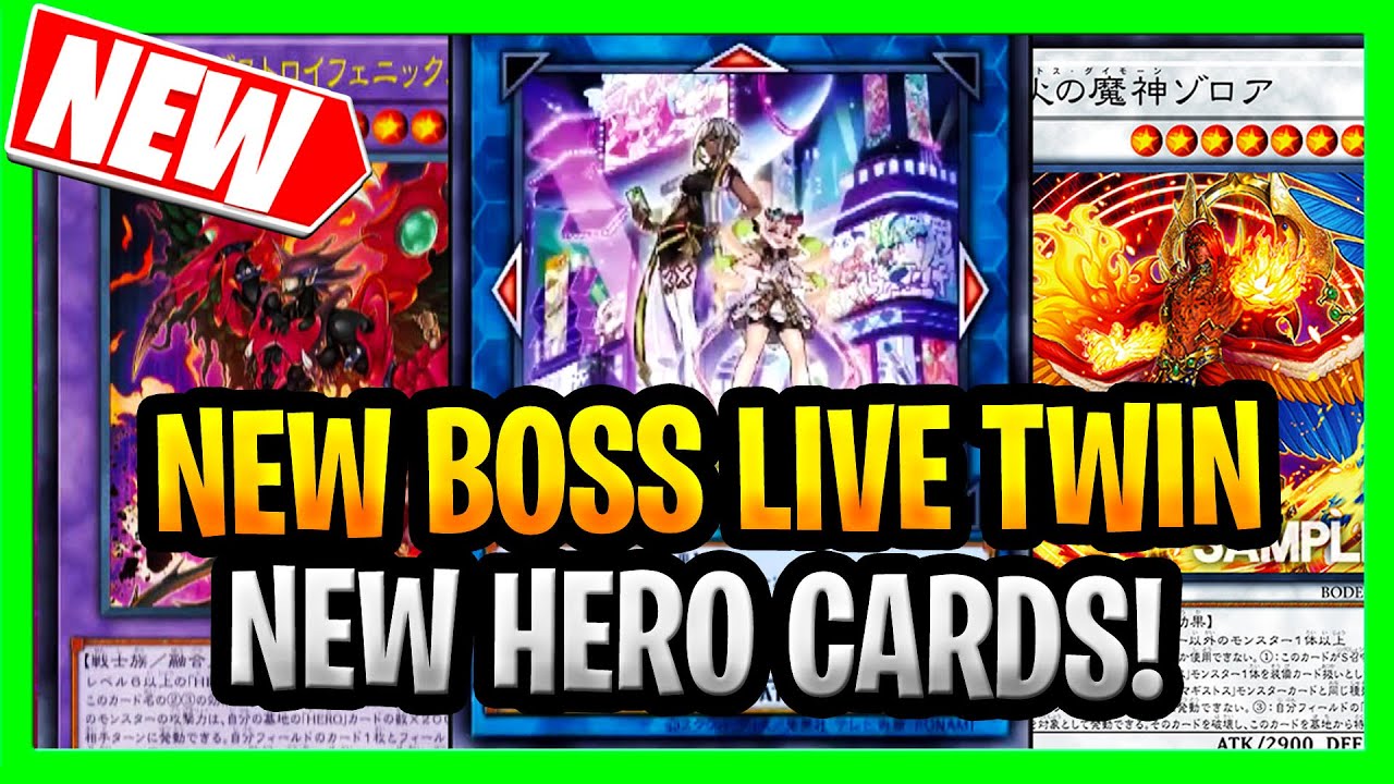 Burst of Destiny YuGiOh Cards 2021 New Evil Twin Boss Hero Cards New Synchro