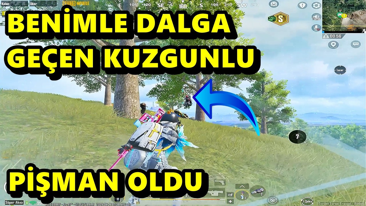BENİMLE DALGA GE&Ccedil;EN KUZGUNLU PİŞMAN OLDU ! BATUR GAME SOLO SQUAD PUBG MOBİLE