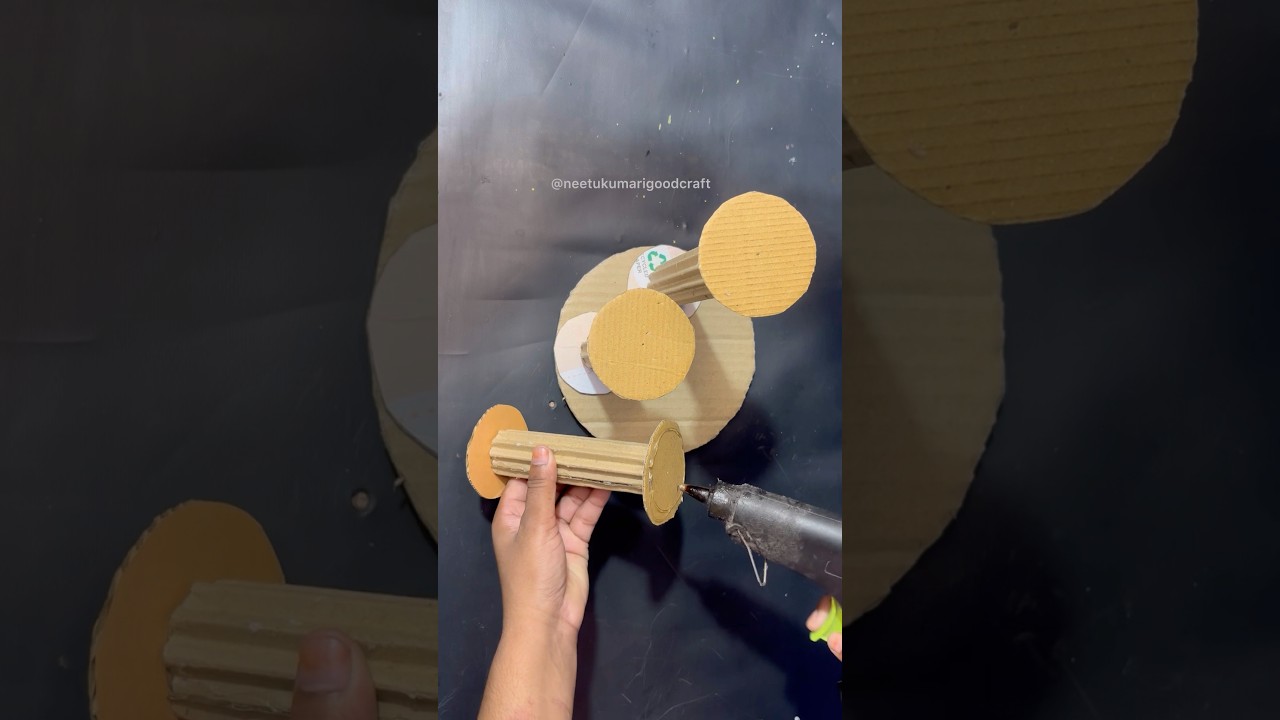 Подставка для свечей Diya из картона / Идеи для изготовления подсвечников из картона / Идеи украш...