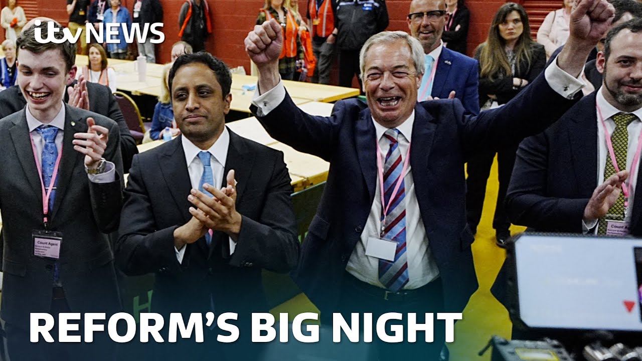 Reform takes Runcorn and Helsby from Labour in knife-edge by-election | ITV News