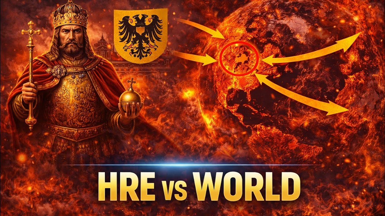 I conquerd world as Holy Roman Empire in Control Europe! #history #mapping #warstories