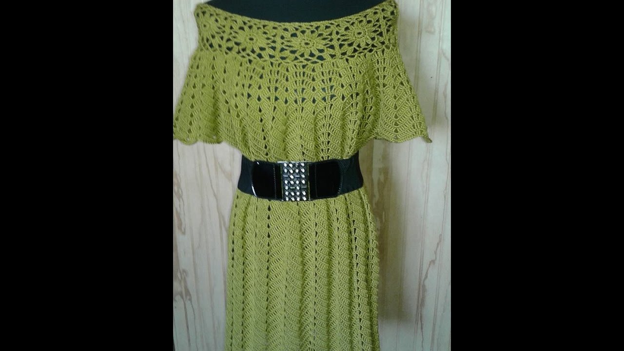 VESTIDO A CROCHET PASO A PASO