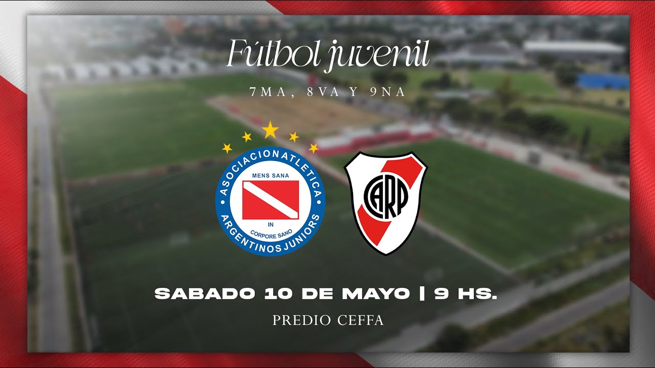 🏆 FÚTBOL JUVENIL AFA: ARGENTINOS JRS vs. River Plate