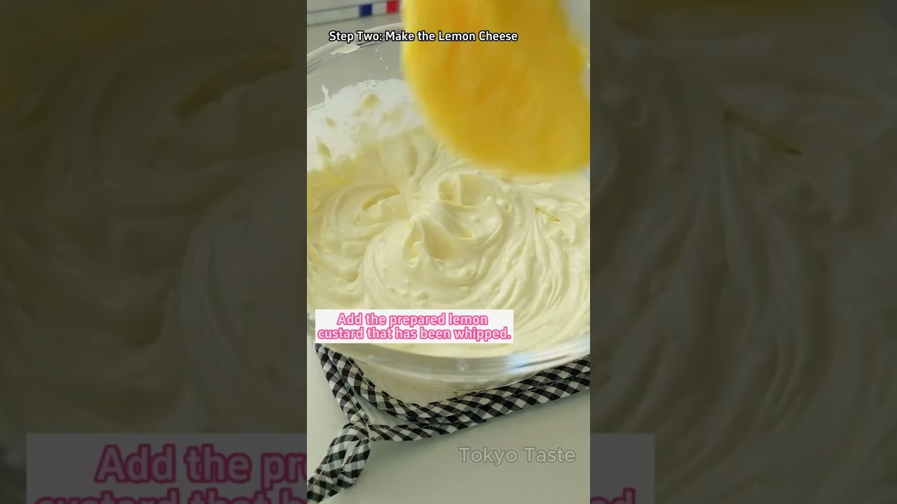 Homemade Lemon Cheese Dessert #short #shortvideo #funny #foryou #tokyofood #tokyotaste #lemoncheese
