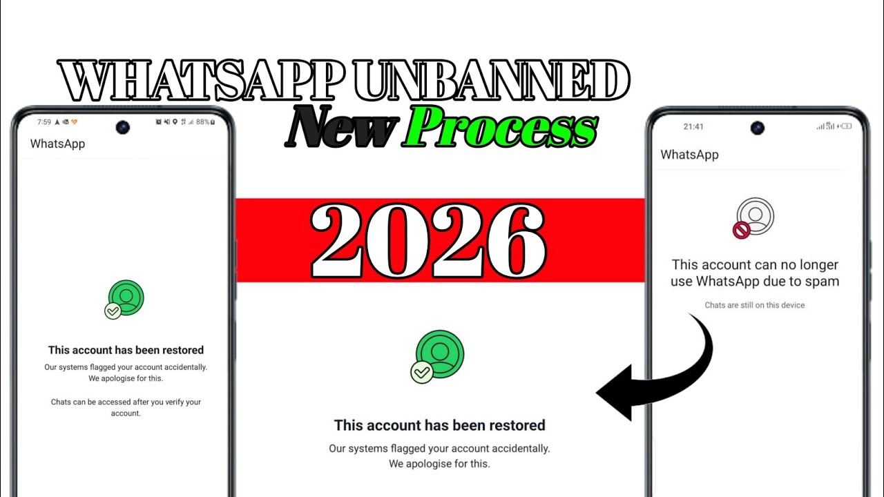 This account cannot be longer use WhatsApp Problem solve Solution 2026 | WhatsApp Unbanned 100% work