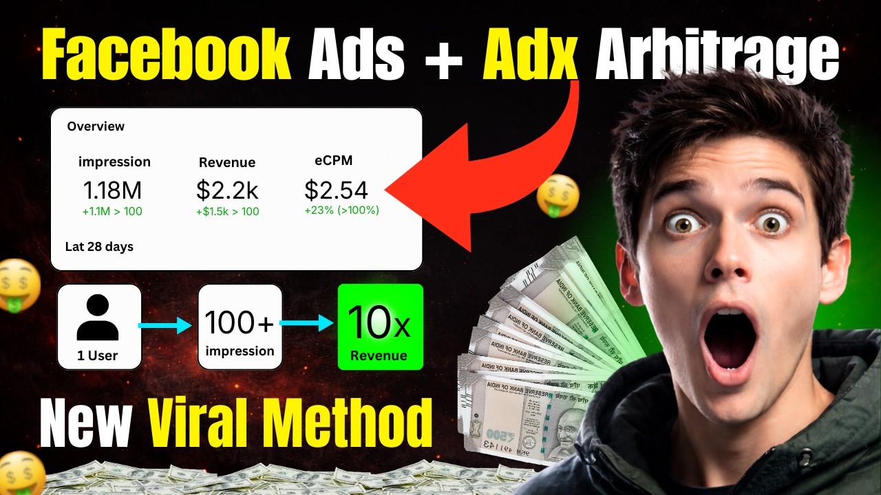New Viral Adx Arbitrage Method | Live Earning Proof 🤑
