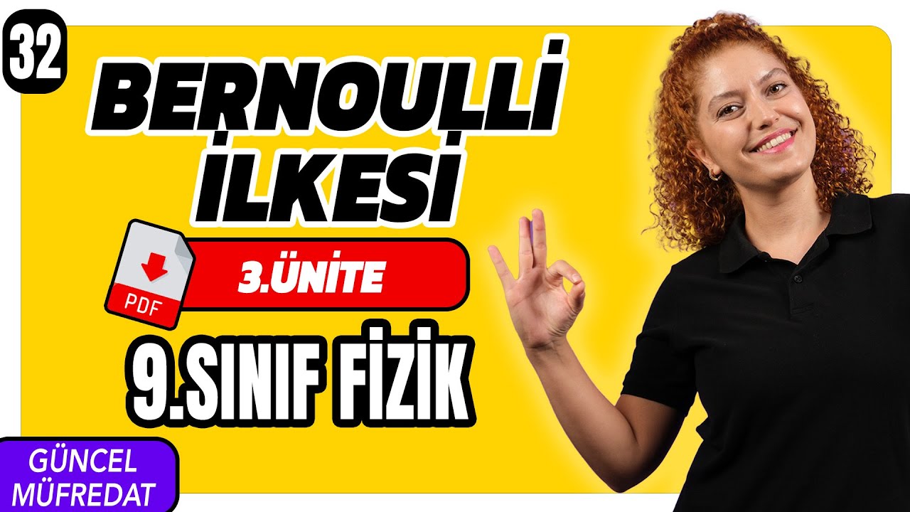 Akışkan Basıncı ve Bernoulli İlkesi📌Yeni Müfredat Fizik 2025 - 9.Sınıf Fizik 3.Ünite 📌