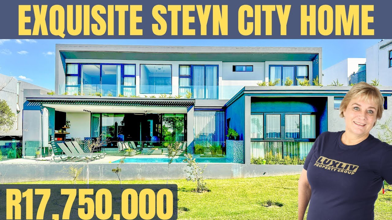R17,750,000 Ultra-Luxury 5-Bedroom Home in Steyn City | Walk to School, Pool, Jacuzzi & More