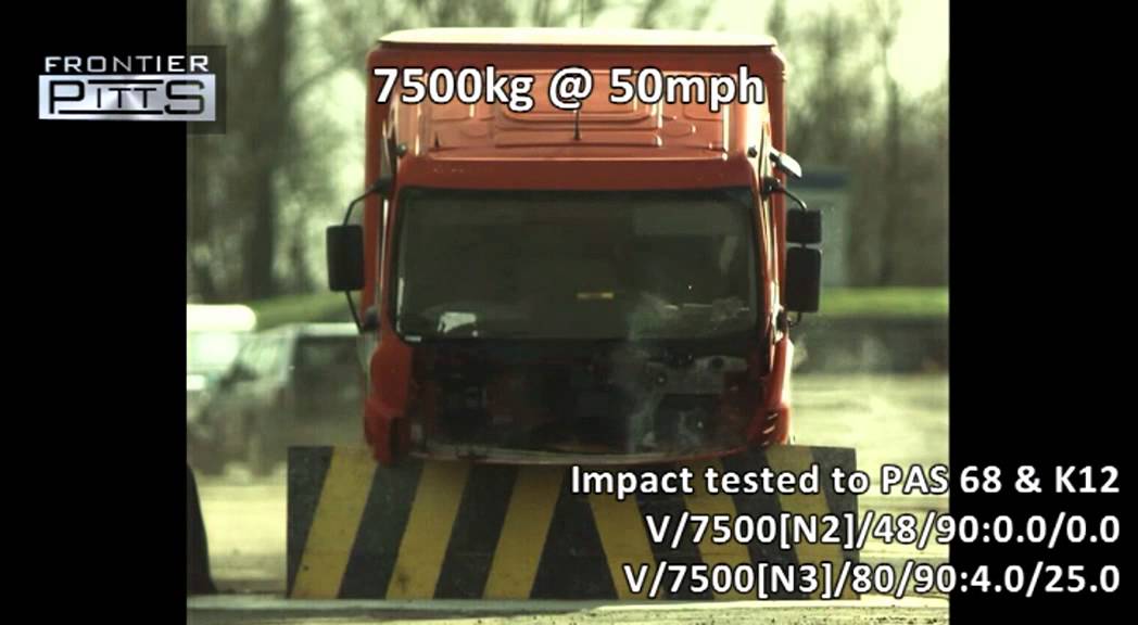 Frontier Pitts Anti Terrorist PAS 68/K12 Terra Blocker Crash Tested