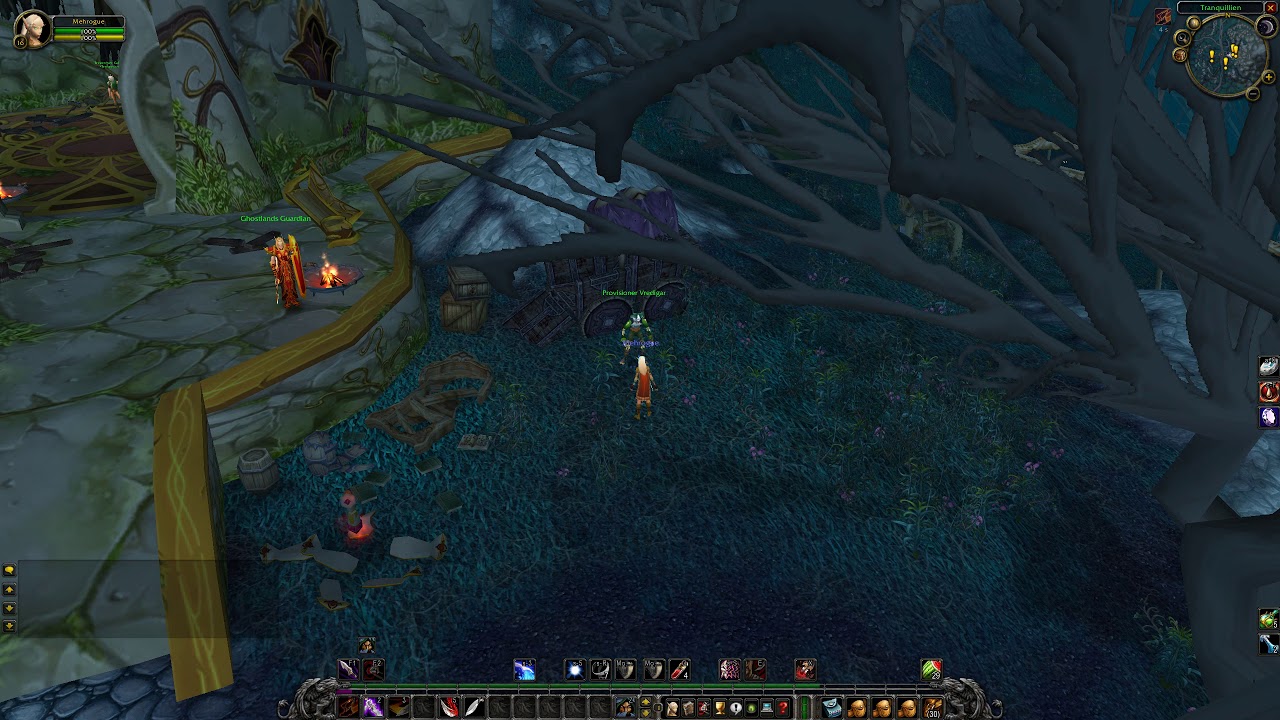Tranquillien Quartermaster / Tranquillien Reputation Vendor Location, WoW TBC