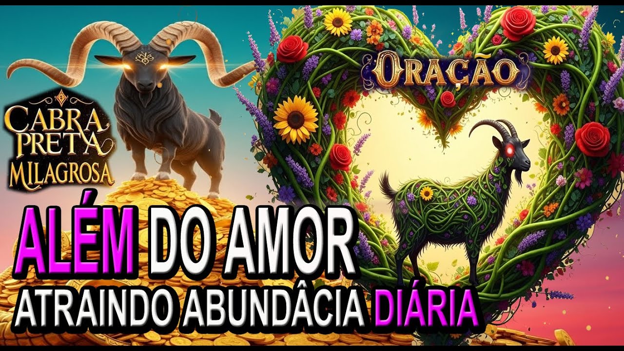 ORAÇÃO CABRA PRETA ALÉM DO AMOR, ATRAINDO ABUNDÂNCIA DIÁRIA