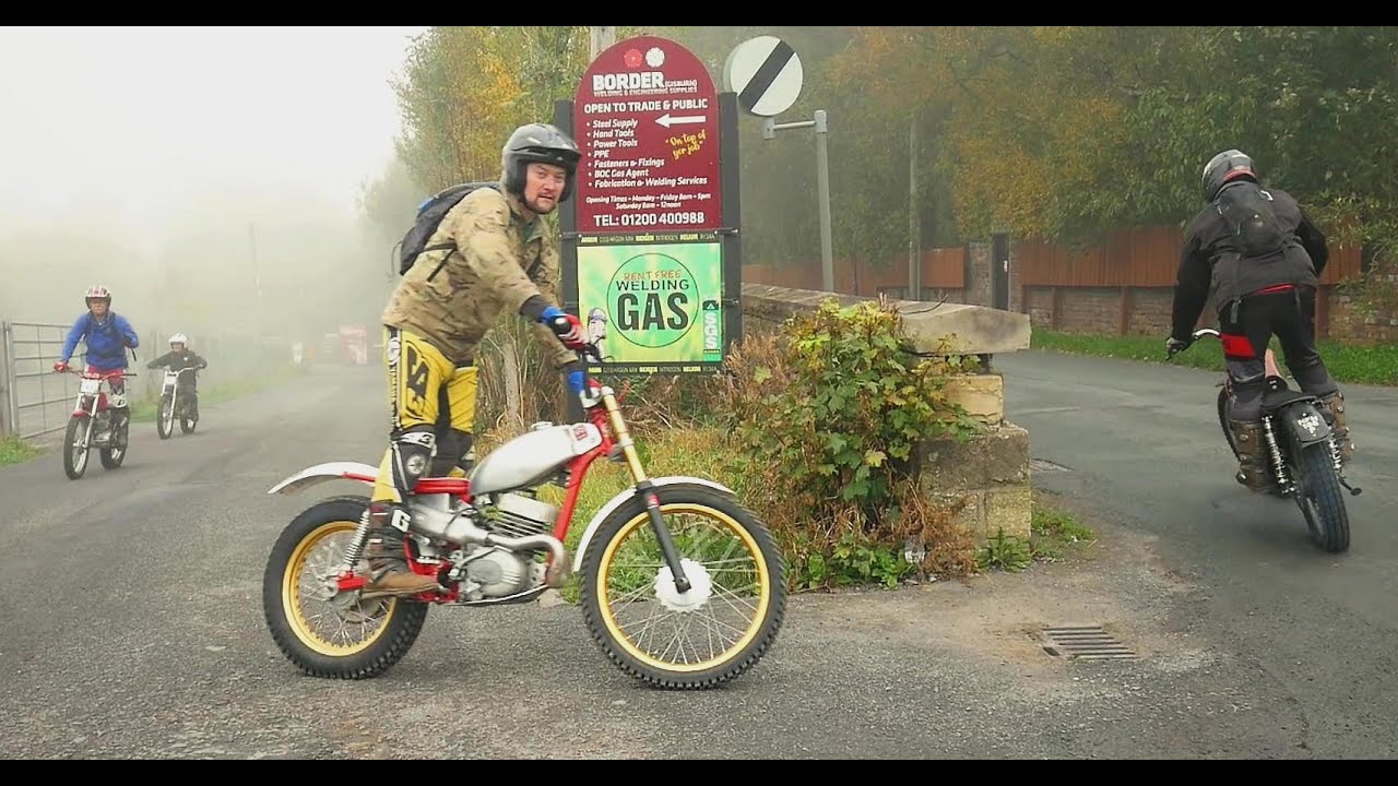 Red Rose Classic Motorcycle Trial, Bowland NBBC Road Trial. Gisburn Ride-Out, Oct 2025, HD Vid+Pics