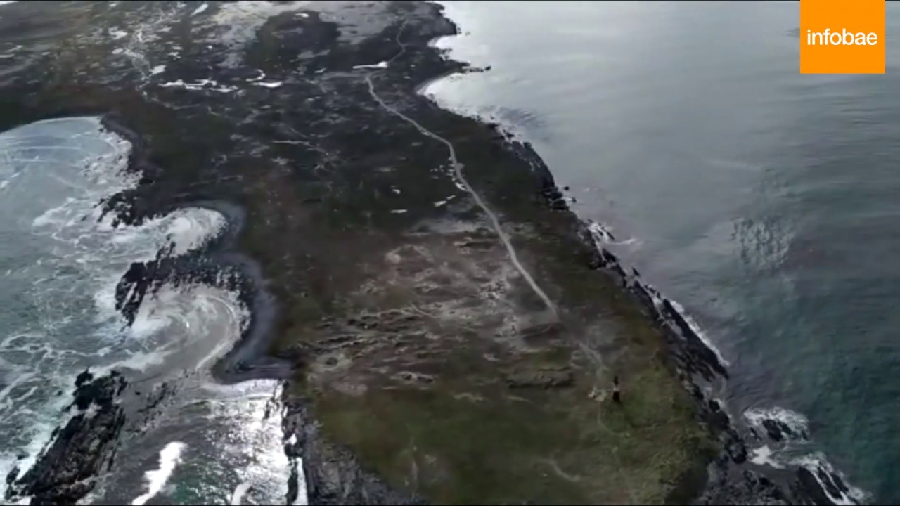 Las Islas Malvinas vistas desde el aire en un emotivo viaje en helicóptero