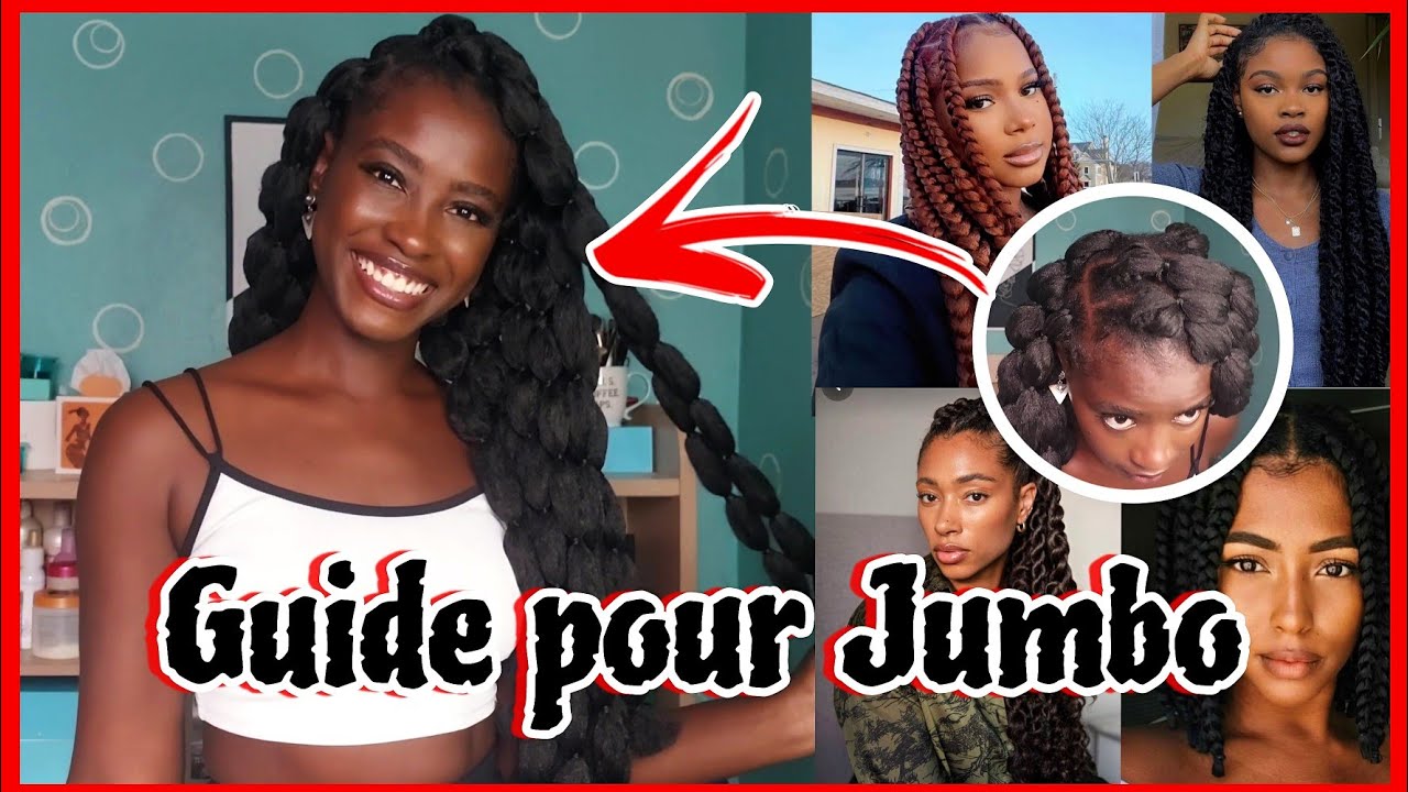 Guide facile de raies pour n'importe quelle coiffure JUMBO (braids, twists, locs...)