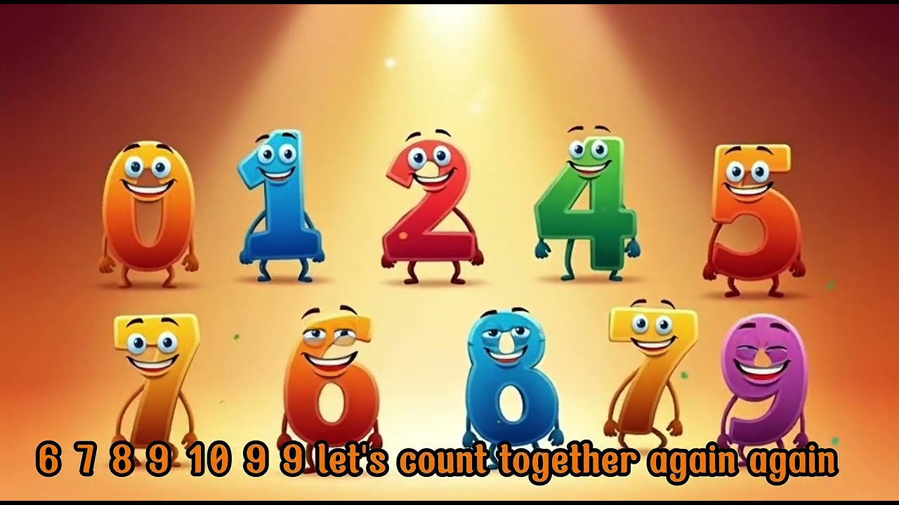 1-10 in nursery rhyme| learning numbers for kids