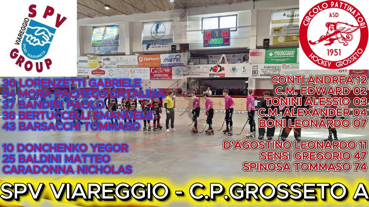 Campionato Hockey Pista Under 15 Zona 4 25/26 SPV Viareggio - Grosseto A 01/02/2026
