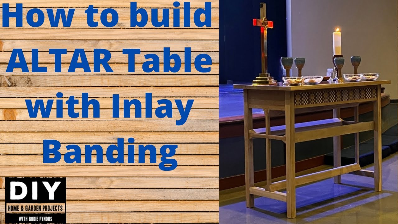 How To Make An Altar Table With Stunning Inlay Banding: A DIY Guide