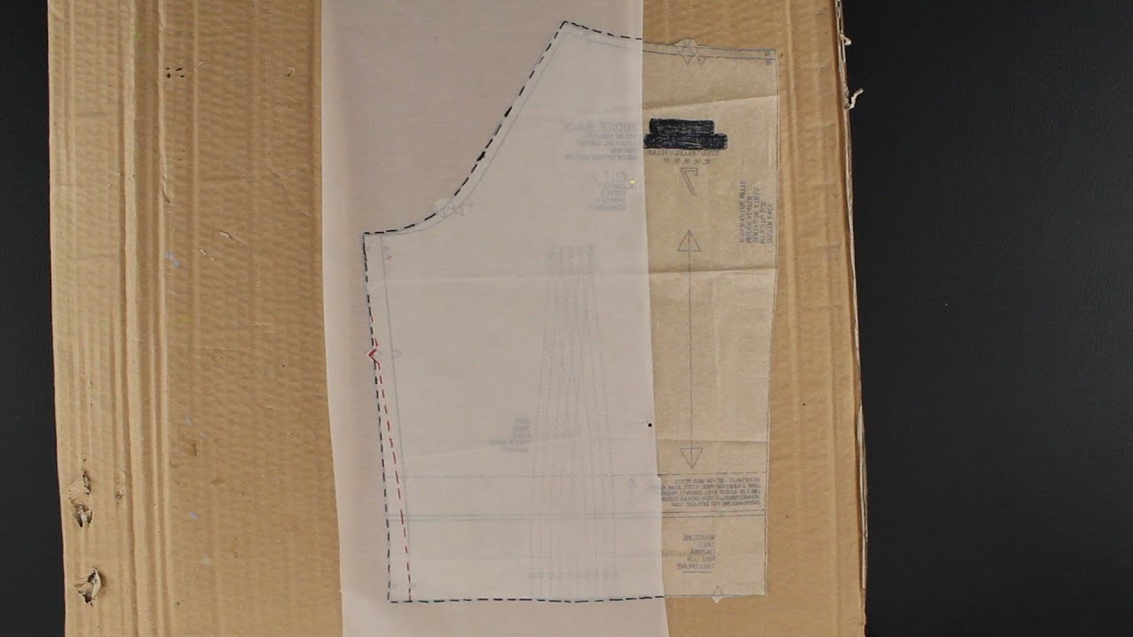 How To Decrease The Waist In A Commercial Pattern