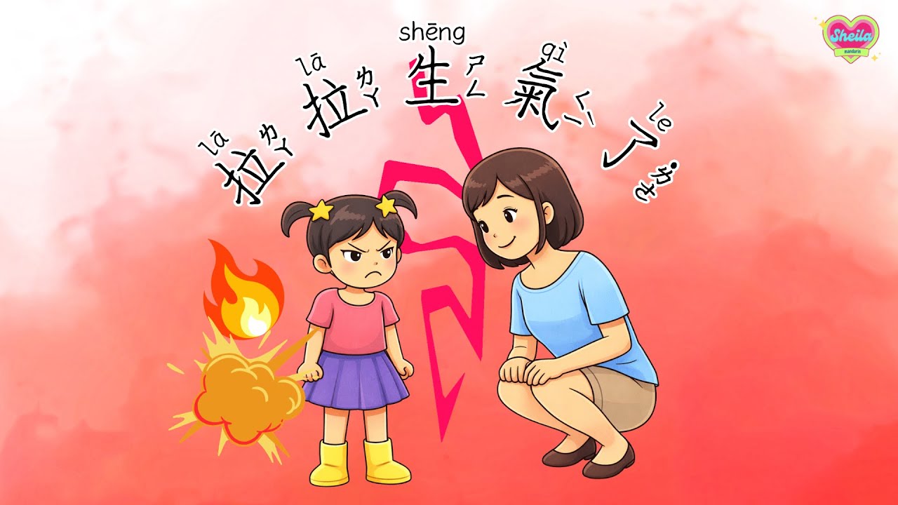 拉拉生氣了 | Lala is angry – A Chinese Story | Learn Simple Chinese Words