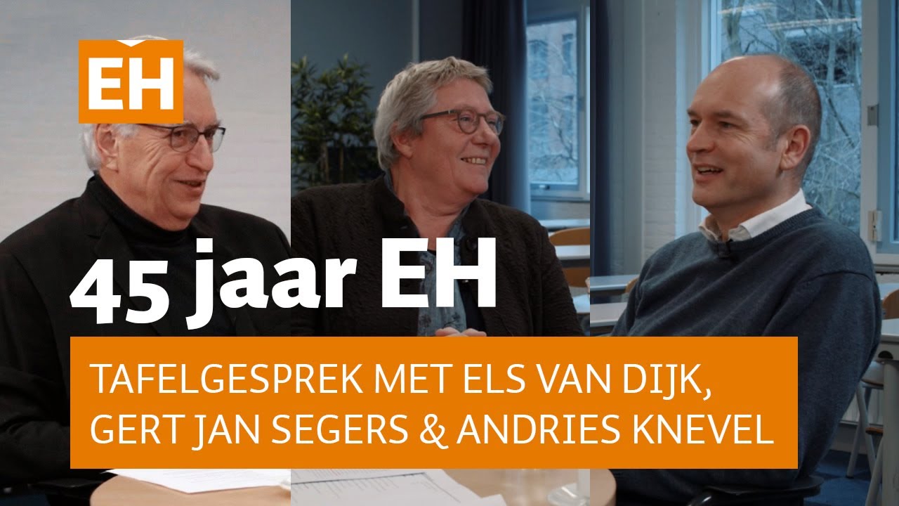 Tafelgesprek met Els van Dijk, Gert Jan Segers en Andries Knevel over 45 jaar EH