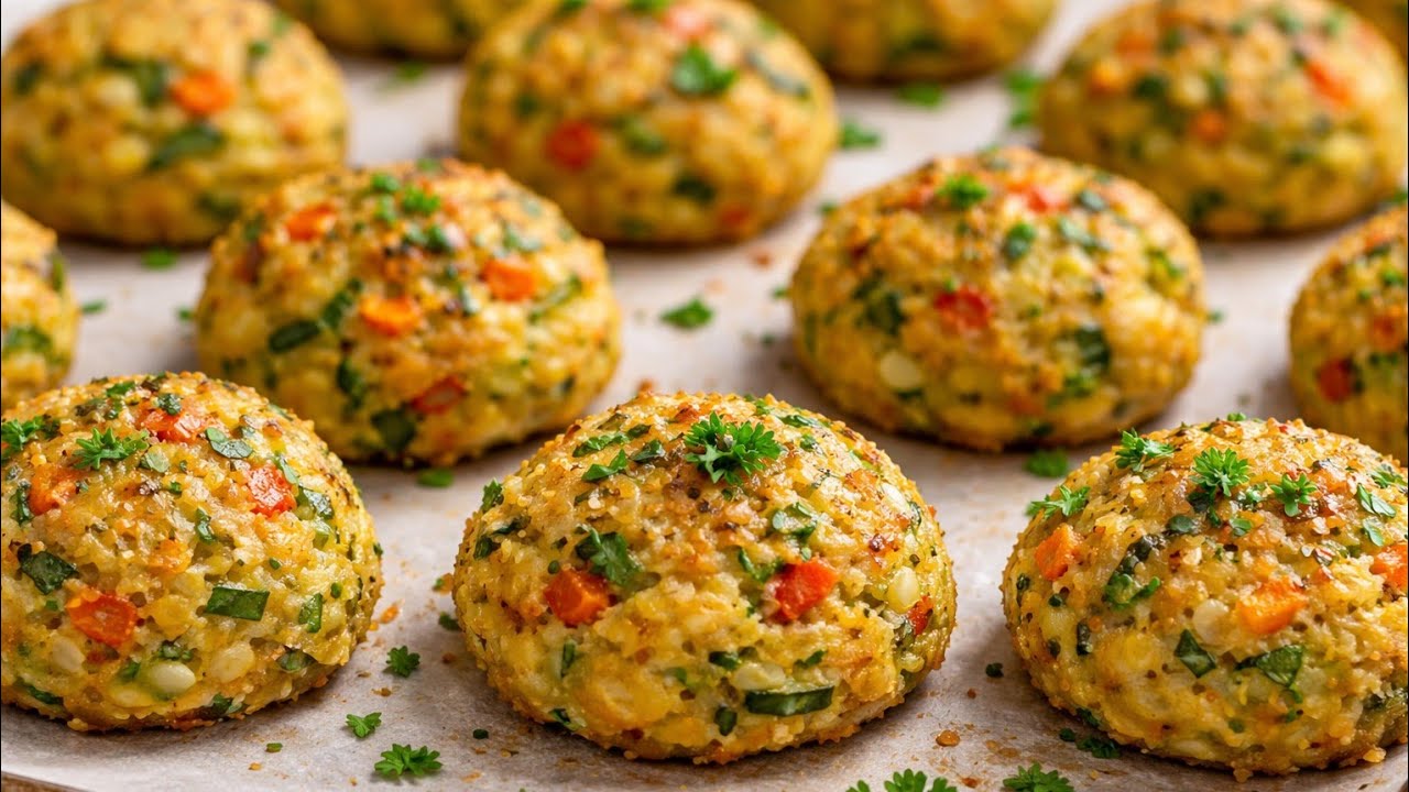 Chifteluțe din legume la cuptor &ndash; Rețetă sănătoasă, de post, fără prăjire