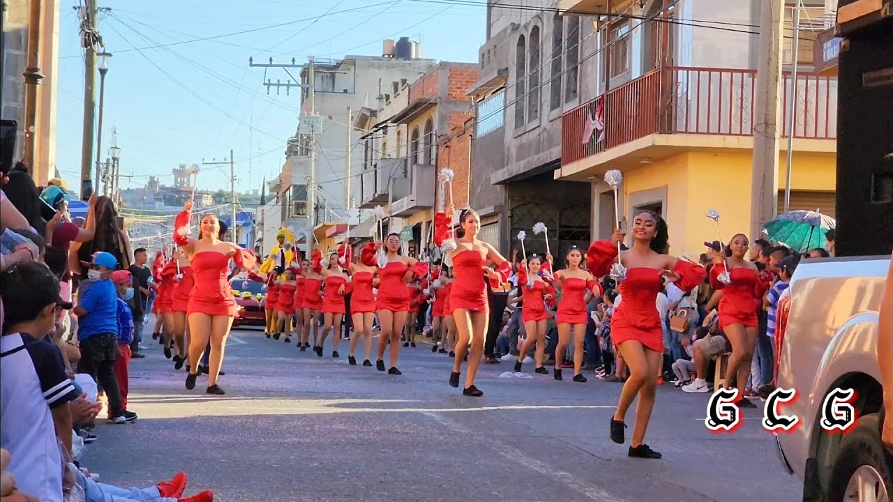 Acámbaro, Guanajuato, desfile de Bastonerás, Segunda Parte, 15 de Octubre /2022