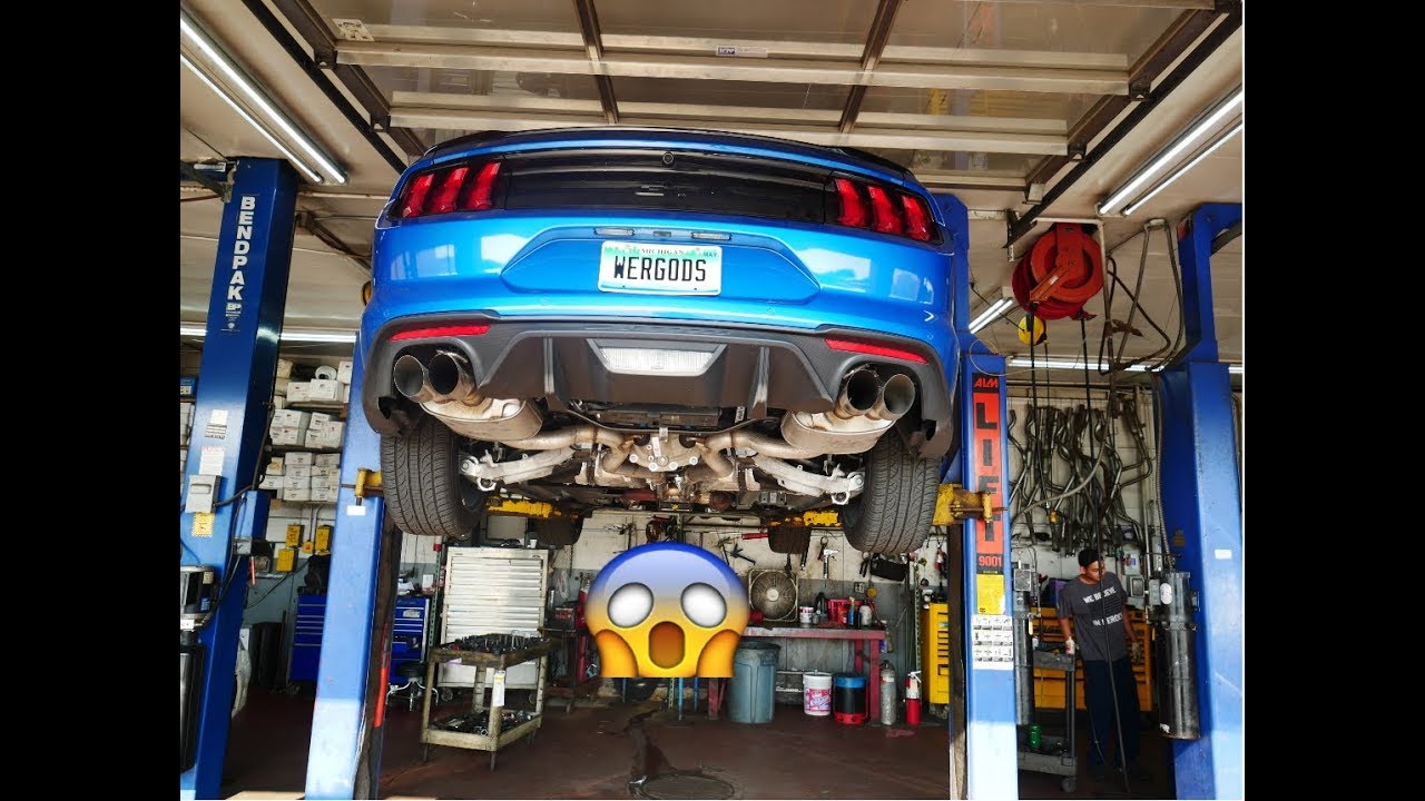 Installing a Steeda H pipe on my Mustang GT ***DEEP TONE***