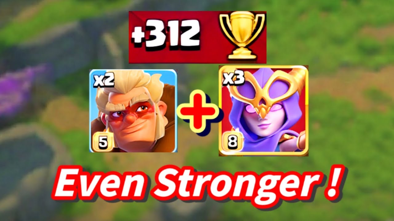 +312 Swag Fireball Still Triple ? This Superwitch Army is so Strong (Clash of Clans)