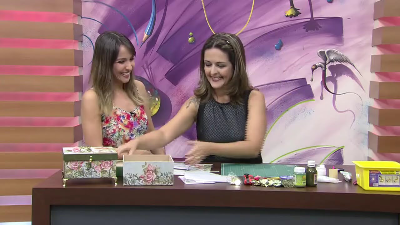 Mulher.com 10/10/2014 - Caixa Scrap por Marisa Magalhães Parte 1