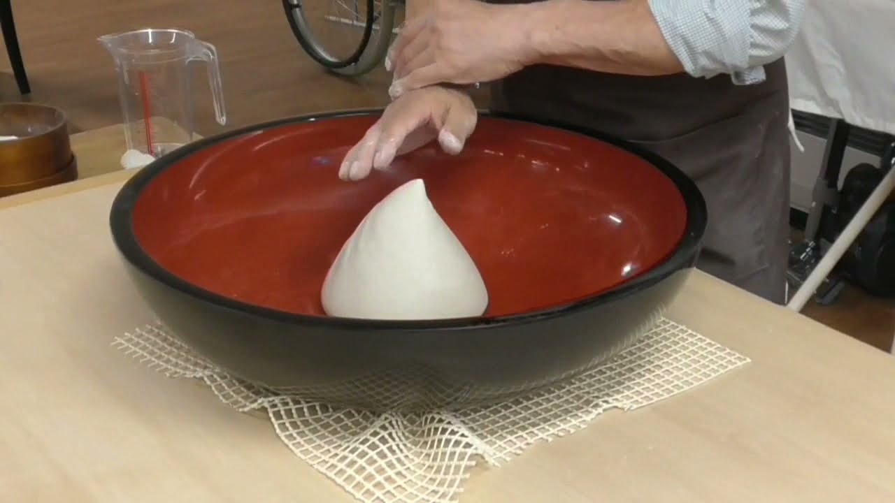 師匠(四段)の外二八蕎麦打ち！