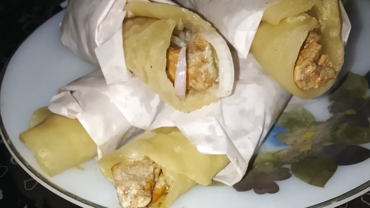 Chicken Tikka roll recipe 