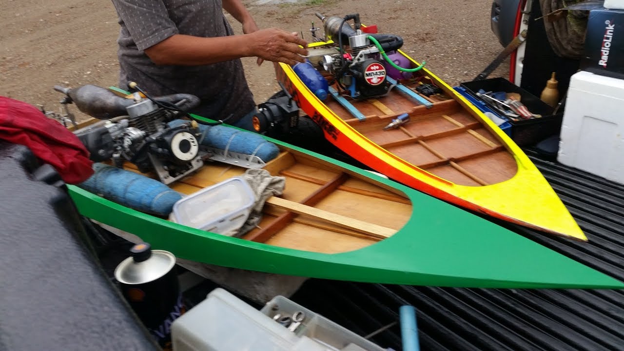 แข่งเรือสองตอนบังคับ Thai RC Racing Boat
