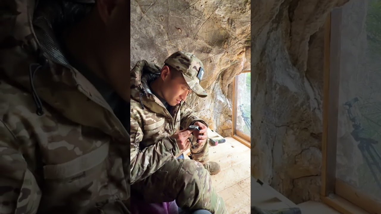 Cave Fishing Shelter with Fireplace Experience: A Unique Escape