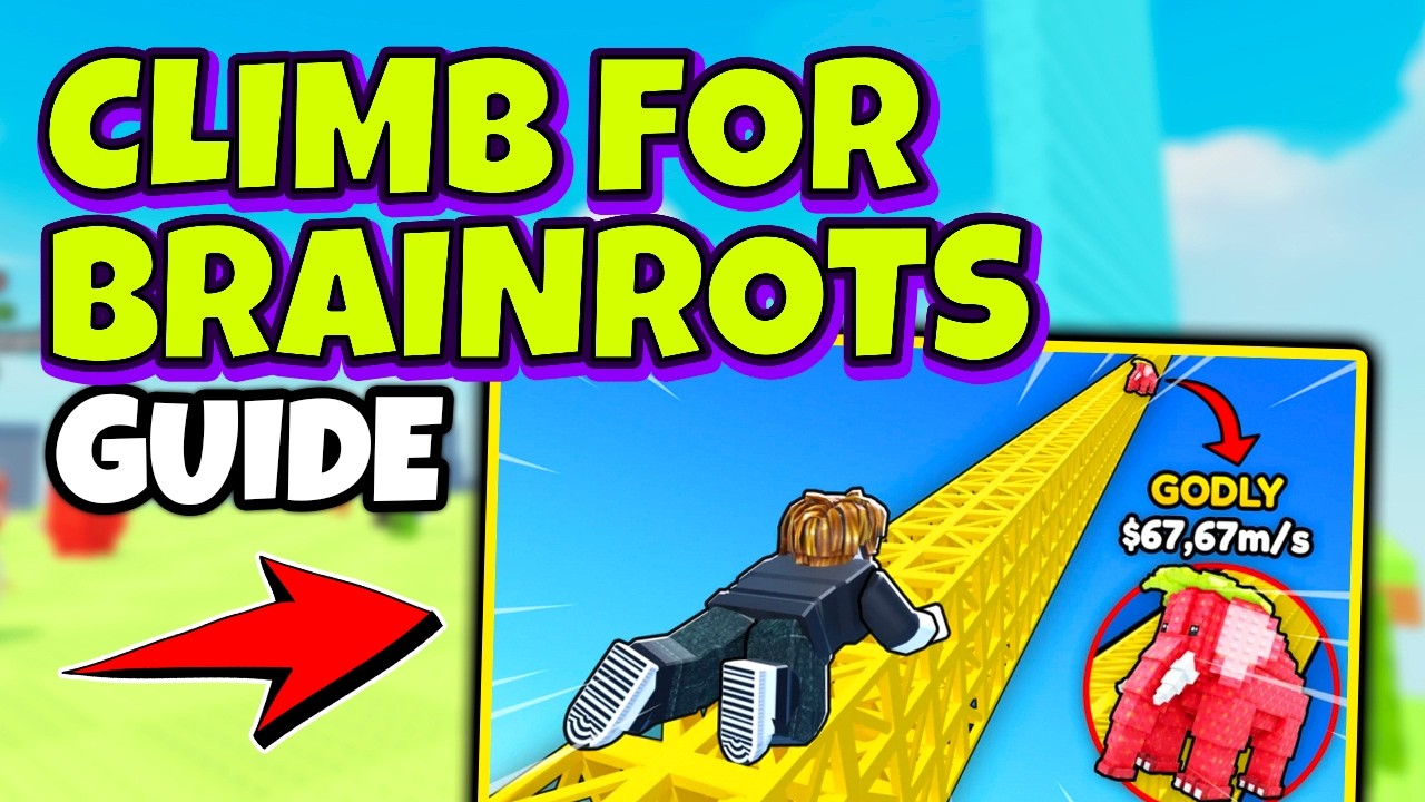 BEGINNER GUIDE in CLIMB FOR BRAINROTS Roblox - How to Play Basics
