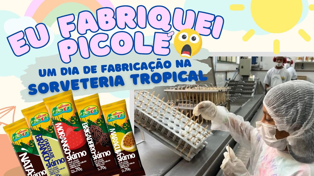 Um dia de fabricação de picolé na SORVETERIA TROPICAL! ☀️🥵🍦