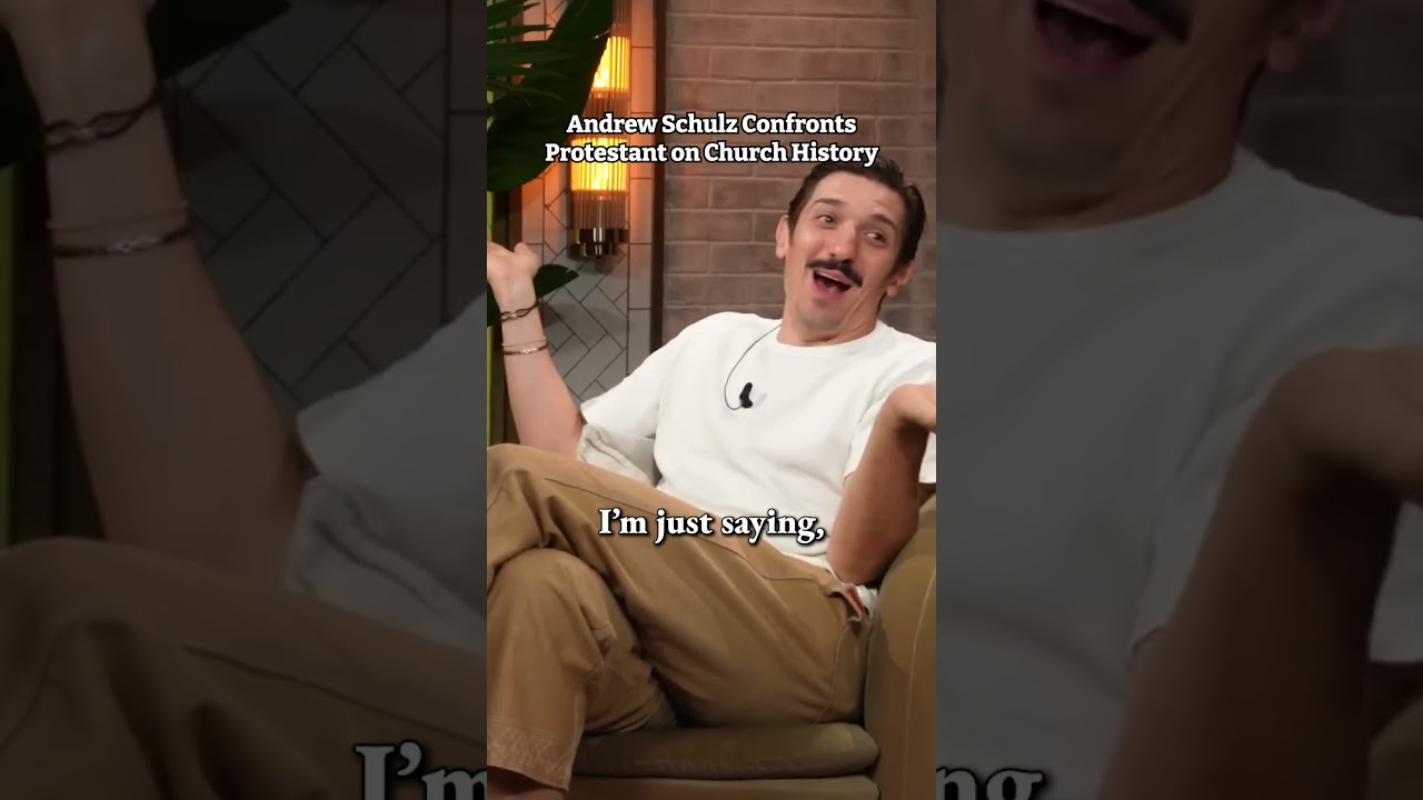 Andrew Schulz Confronts Protestant on Church History