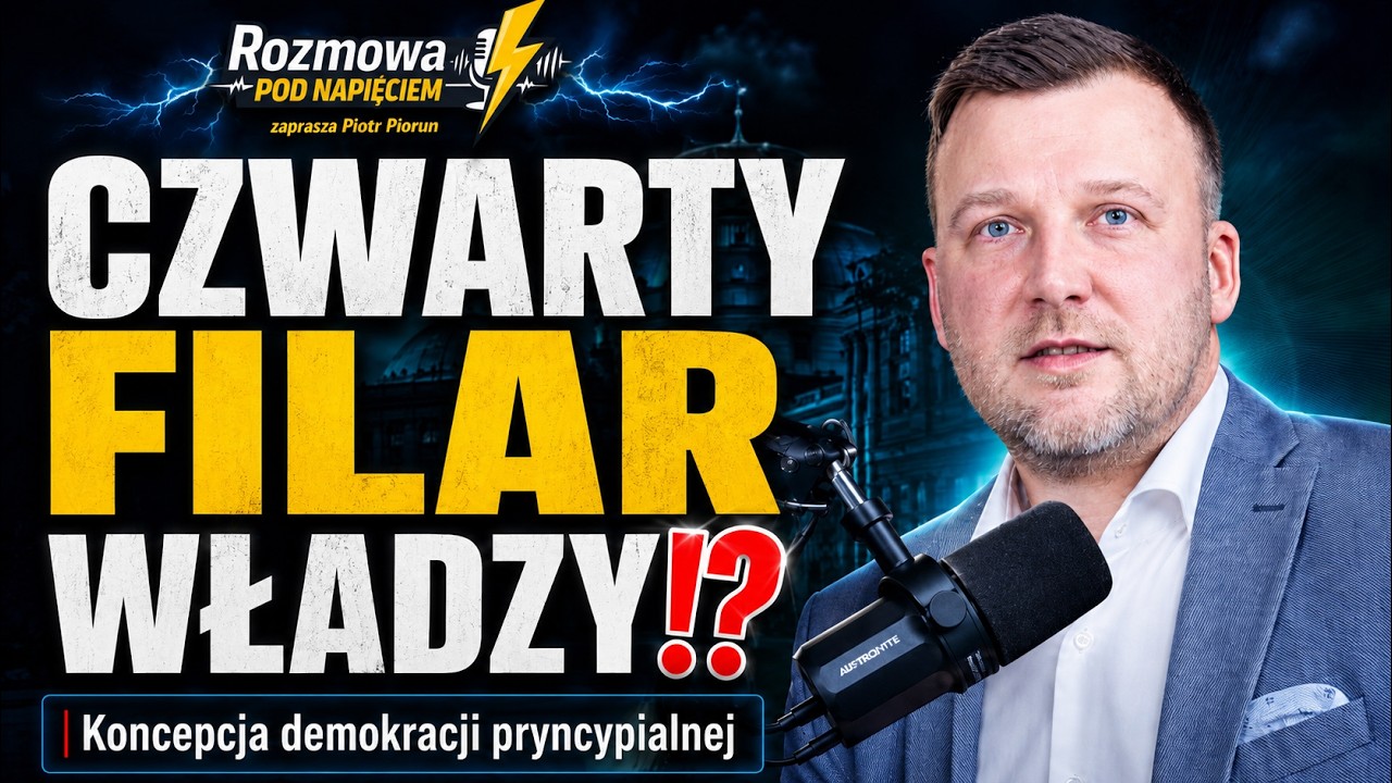 CZWARTY FILAR WŁADZY⁉️Koncepcja demokracji pryncypialnej | Rozmowa Pod Napięciem ⚡- Daniel Jabłoński